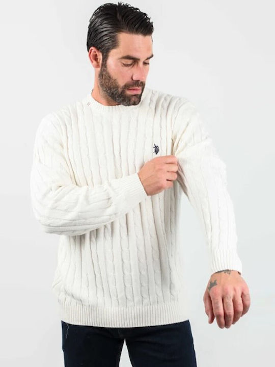 U.S. Polo Assn. Bert Πουλόβερ Off White