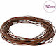 Vidaxl Leather Cord Light Brown Ø1.5 Mm X 50 M ...