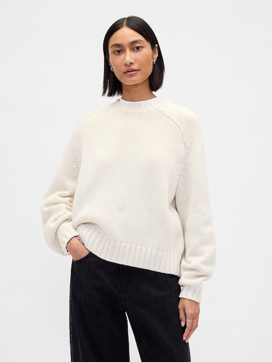 GAP Women's Long Sleeve Crop Sweater Cotton Chi...
