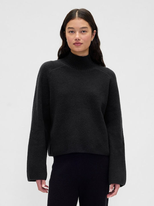 GAP Women's Long Sleeve Crop Sweater Cotton Tur...