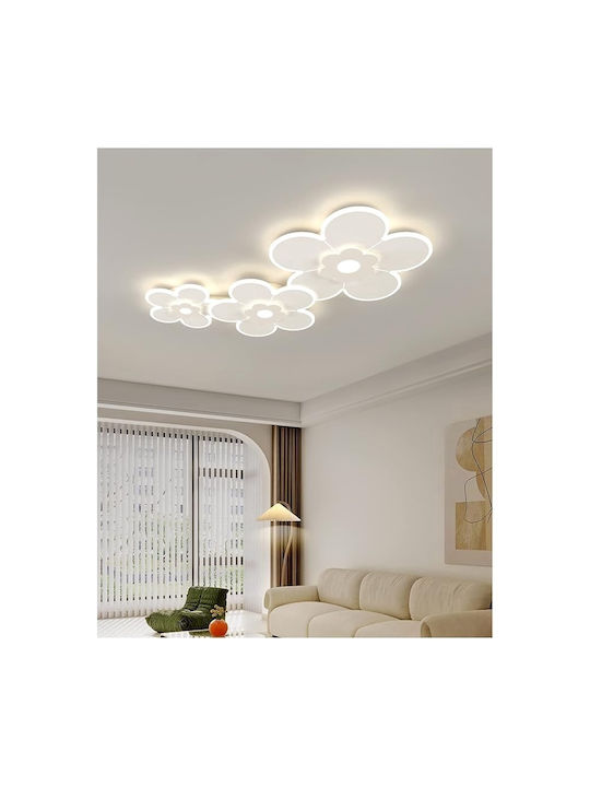 Lightplanet Deckenleuchte Weiß mit Integrierter LED und Fernbedienung