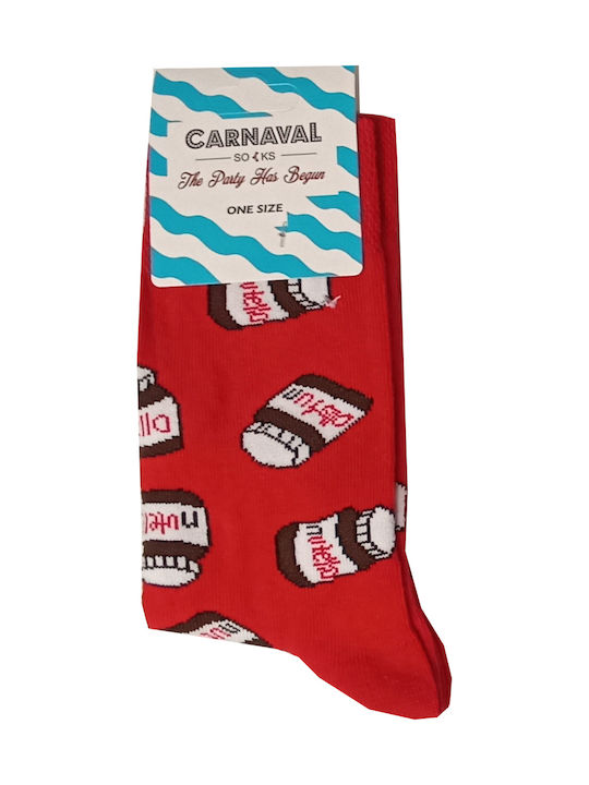 Carnaval Socks Κάλτσες Κόκκινο Carnaval Socks Κάλτσες Κόκκινο