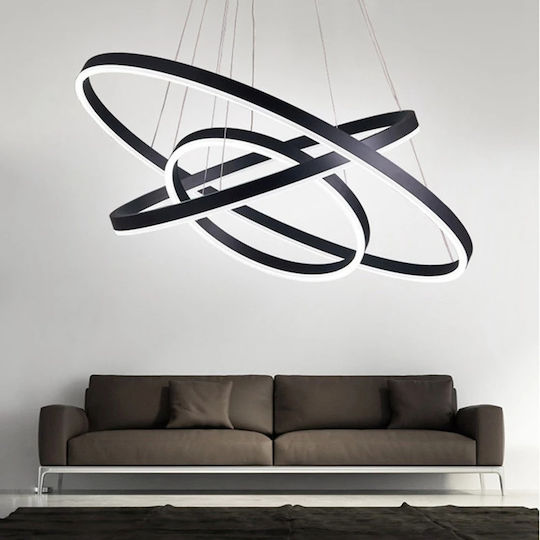 Lightplanet LED Smart Κρεμαστό Φωτιστικό Μαύρο