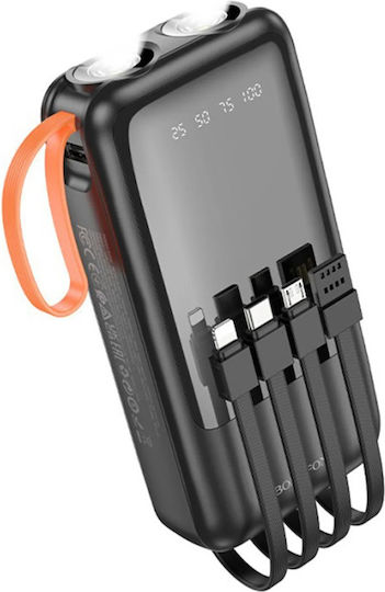 Borofone BJ60A Power Bank 20000mAh mit USB-A Anschluss Schwarz