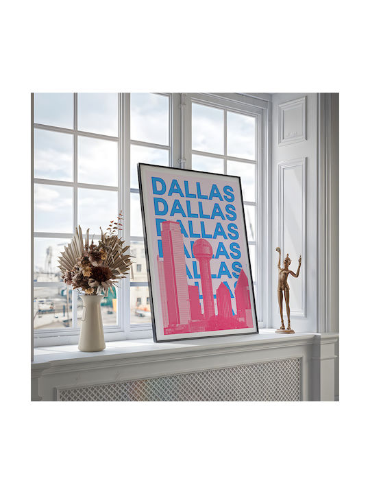 Poster Dallas Pop Art Pst25505 30cm X 40cm Fram...