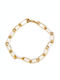 Chain Neck made of Stainless Steel Gold-plated Wide Thickness 8mm and Length 48cm