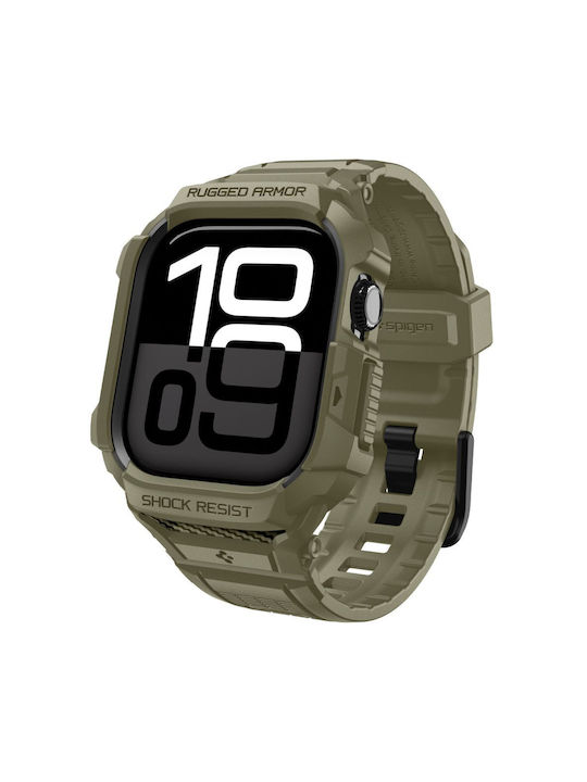 Spigen Rugged Armor ”pro” V2 Apple Watch 10 11 46 Mm Vintage Khaki Spigen Rugged Armor ”pro” V2 Apple Watch 10 11 46 Mm Vintage Khaki
