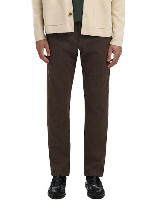 Selected Hose Chino in Schlanker Passform Brown