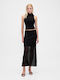 Ψηλόμεση Maxi Φούστα True Black