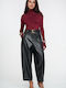 Women's Fabric Trousers Black