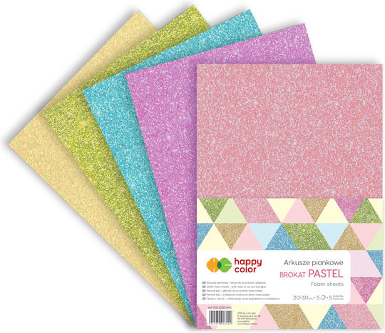 Happy Color Karton Glitzer A4 5 Blätter