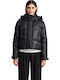 Jachetă de femei Puffer Black