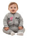 Kinderstrickjacke Baumwolle Grey