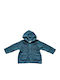 Kinderstrickjacke Gestrickt mit Kapuze Green