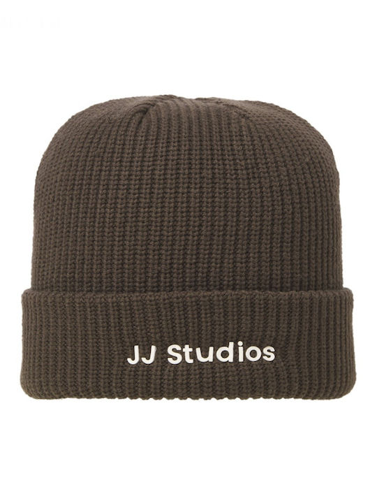 Beanie Beanie Knitted in Brown color
