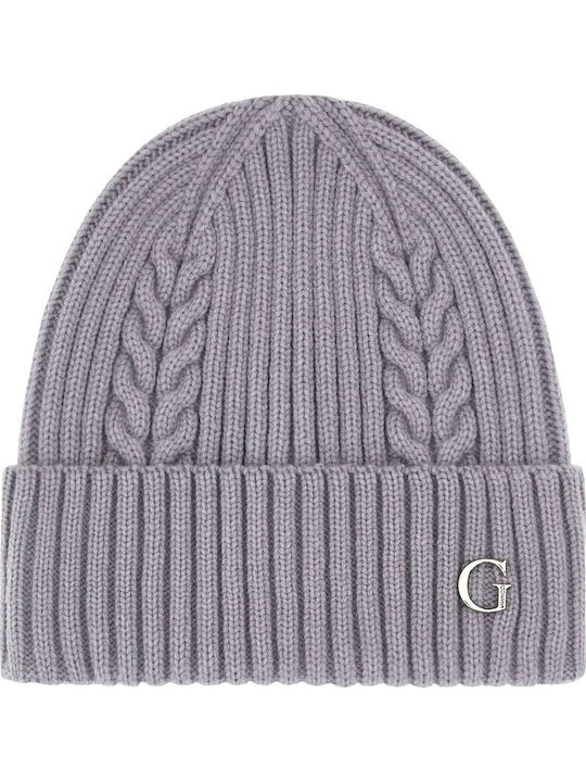 Beanie Feminin Căciulă Tricotat în culoarea Gri