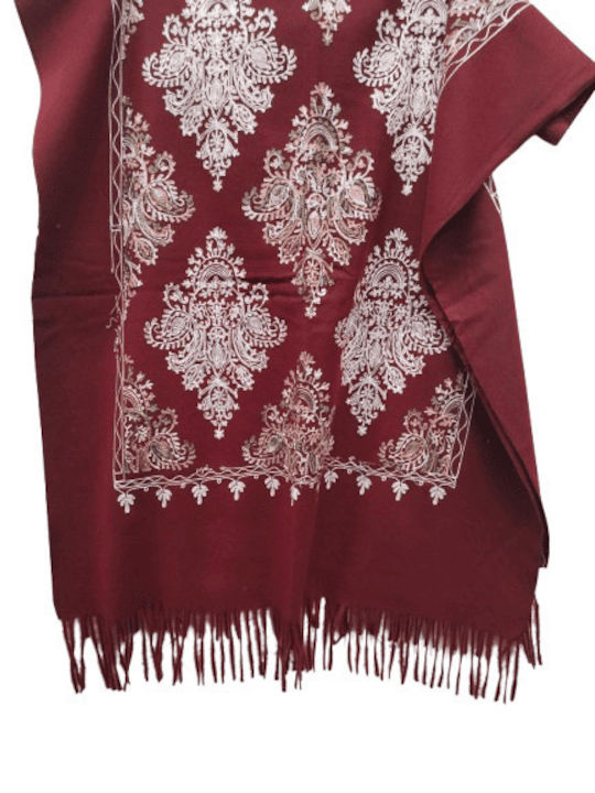 Romvous Women's Scarf Burgundy