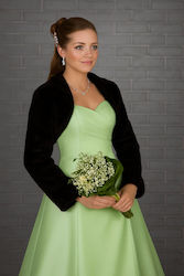 Sedinum Bride Women's Bolero Black
