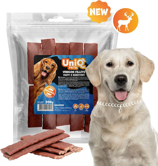 Uniq Dog Treat Diet with Deer, Meat, Chicken, Calf and Potatoes 300gr