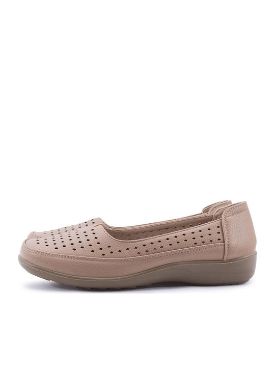 Γυναικεία Loafers σε Μπεζ Χρώμα