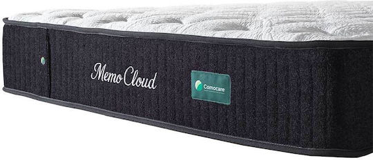 Como felt & wadding producers Υπέρδιπλο Ανατομικό Στρώμα Memory Foam 180x200cm με Ανεξάρτητα Ελατήρια