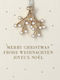 Raeder Mini Card Metallic Ornament Mistletoe