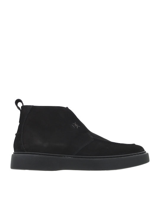 Leder Schwarz Herrenstiefel Anatomisch
