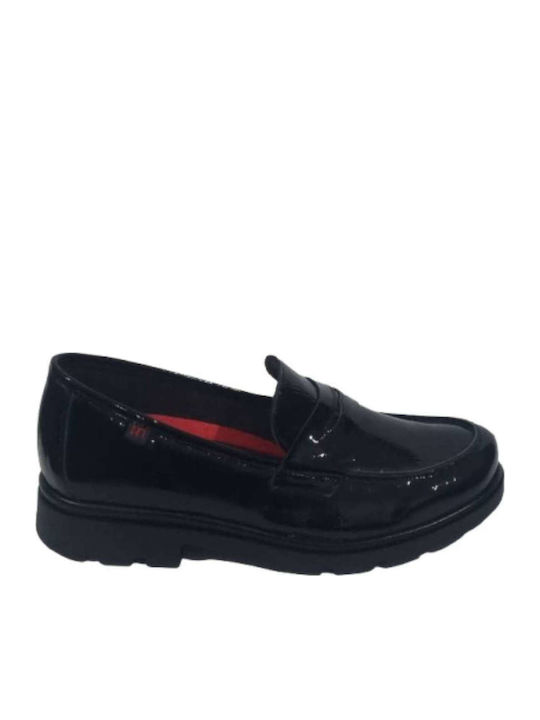 Pepe Saenz Leather Women's Moccasins in Black Color