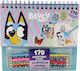 Bluey Colouring Set Stickers