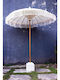 Umbrelă Din Lemn Albă 2x2.5m