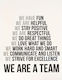 Καμβάς 40x30cm We Are A Team