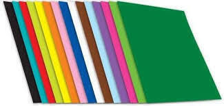 Zazoo Skag Colored Sheets 10 Different Colors 25x35 130gr