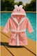 Serafino Kinder Strandponcho Rosa