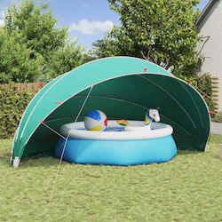 vidaXL Prelată Piscină cu Lățime 275 cm Verde