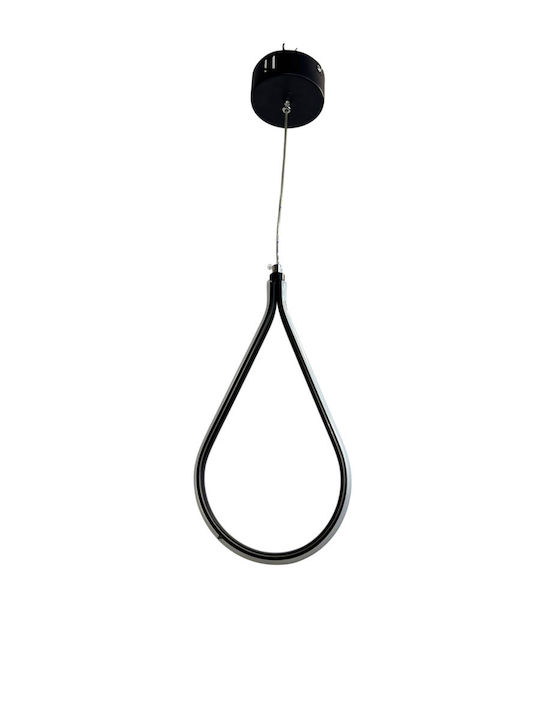 Epiplo-Fos Hängelampe Schwarz 17x33x80cm.