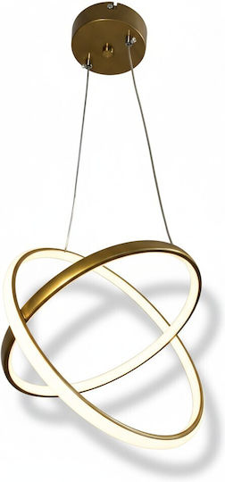 Epiplo-Fos Pendant Light Gold 35x35x80cm