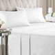 Mattex Cearceaf Hotelier Alb Artemis 160x270cm 100% Bumbac Penié Percale Tc200
