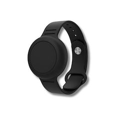 Hyperloq Neowatch Θήκη Καρπού Σιλικόνης για AirTag σε Μαύρο χρώμα