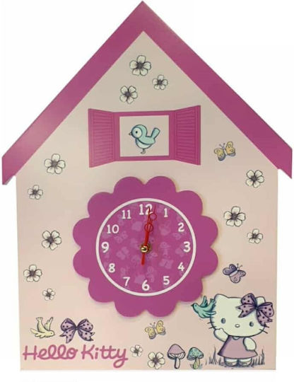 Sanrio Kids Wooden Wall Clock 37cm