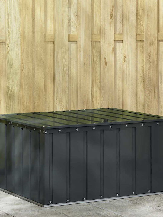 vidaXL Outdoor Storage Box Black