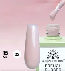 Global Fashion Top & Base Mäntel Gummi 15ml 03 Global Fashion Top & Base Mäntel Gummi 15ml 03