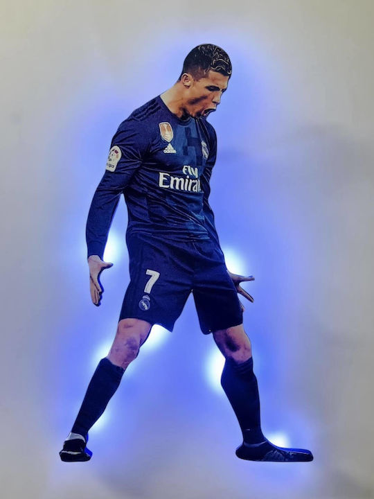 Φωτιστικό Τοίχου Ronaldo Χοντρό Ξύλο 40εκ