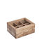 Butlers Zeit Tee-Box Hölzernes Braune 23x17,5x10cm