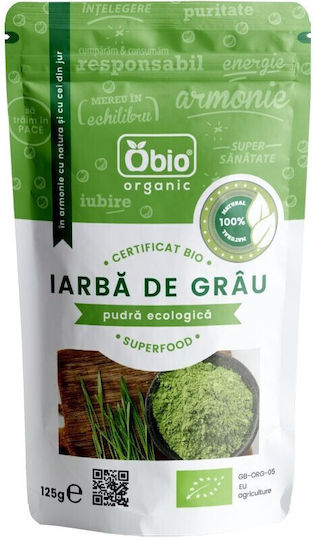 Obio Organic Product Wheatgrass Powder 125gr