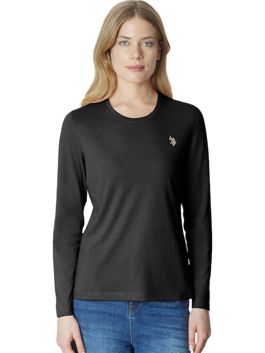 Bess Women's Blouse Long Sleeve Nero