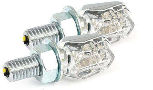Μικρά Φλας Harley Davidson Χρώμιο Tiny Led Turn Signals Chrome