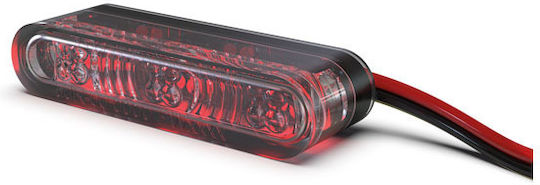 Harley Davidson Universelles Rücklicht Blinker Kombi ECE mit LED 'star-1mx Pro' Trittlicht für Motorräder