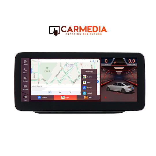 Carmedia Car Audio System for Mercedes-Benz CLC Class / GLC 2014 (Bluetooth/USB/AUX/WiFi/GPS/Apple-Carplay/Android-Auto) with Touch Screen 10.25"