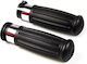 Σετ Χειρολαβές Μοτοσυκλέτας Harley Davidson '96-'22 Dual Throttle Cables Handlebar Grip Set Antique Style