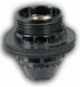 Polipan Stromstecker mit Steckdosenbuchse E27 in Weiß Farbe Set 1Stück 16-001110